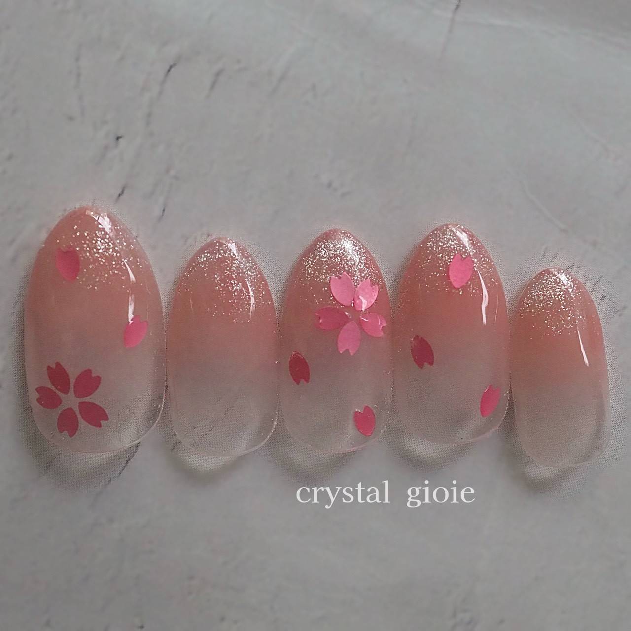 桜グラデーション